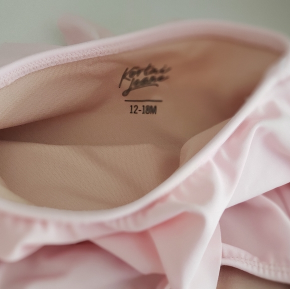 Mini Girls Peplum Swim Bottoms - Picture 3 of 3